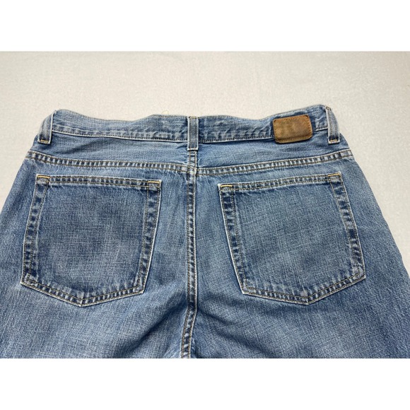 GAP Loose Straight Fit Mens Blue Wash Denim Jeans Pants Size 35x30 Y2K 90s - Picture 4 of 7